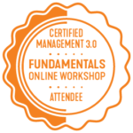 Certified Management 3.0 Fundamentals online workshop attendee